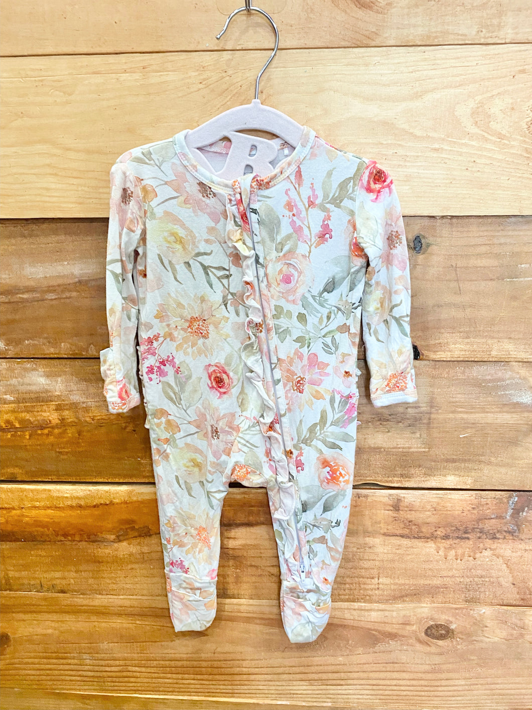 Little Snuggles Floral Sleeper Size 0-3m