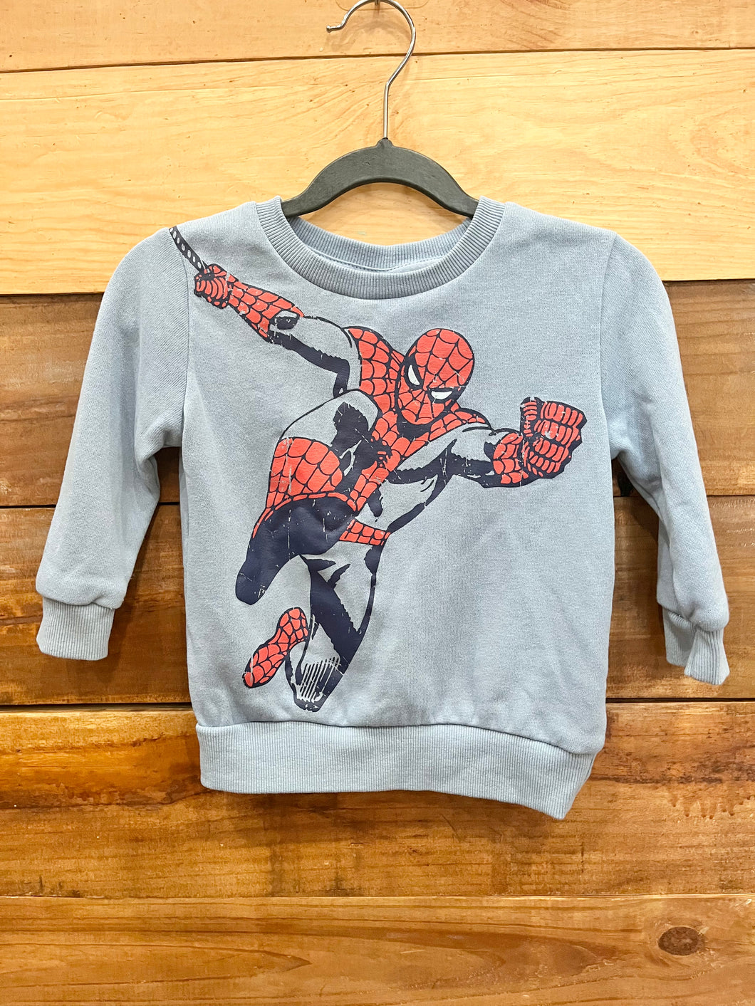 Spiderman Blue Sweatshirt Size 2T