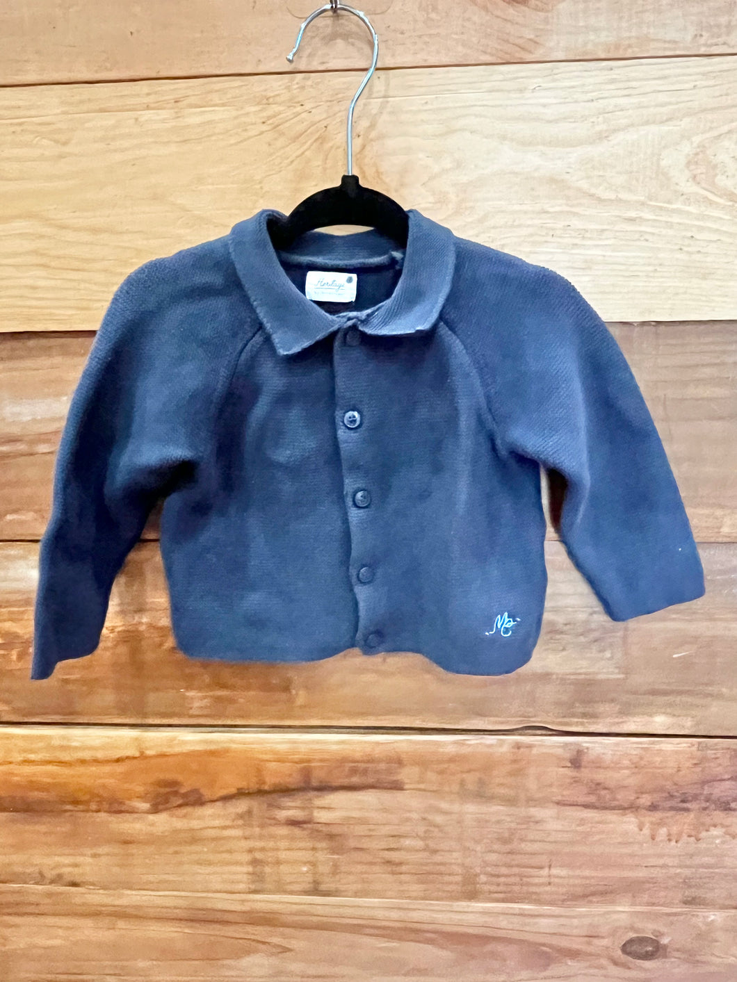 Heritage by Mothercare Blue Sweater Size 6-9m