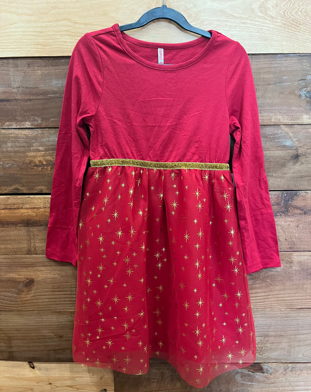 Fabkids Red Tulle Star Dress Size 8