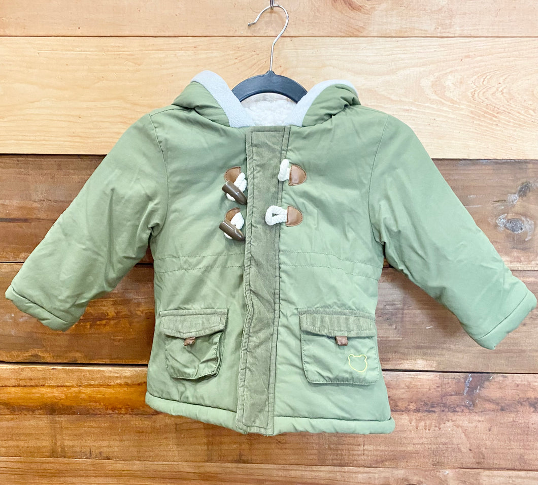 Mayoral Green Coat Size 6-9m