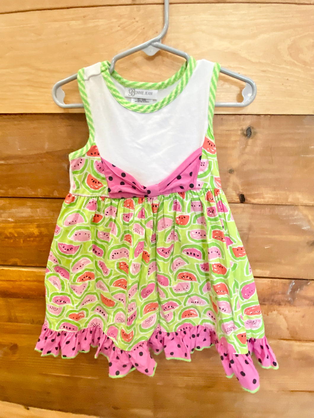 Bonnie Jean Watermelon Dress Size 2T
