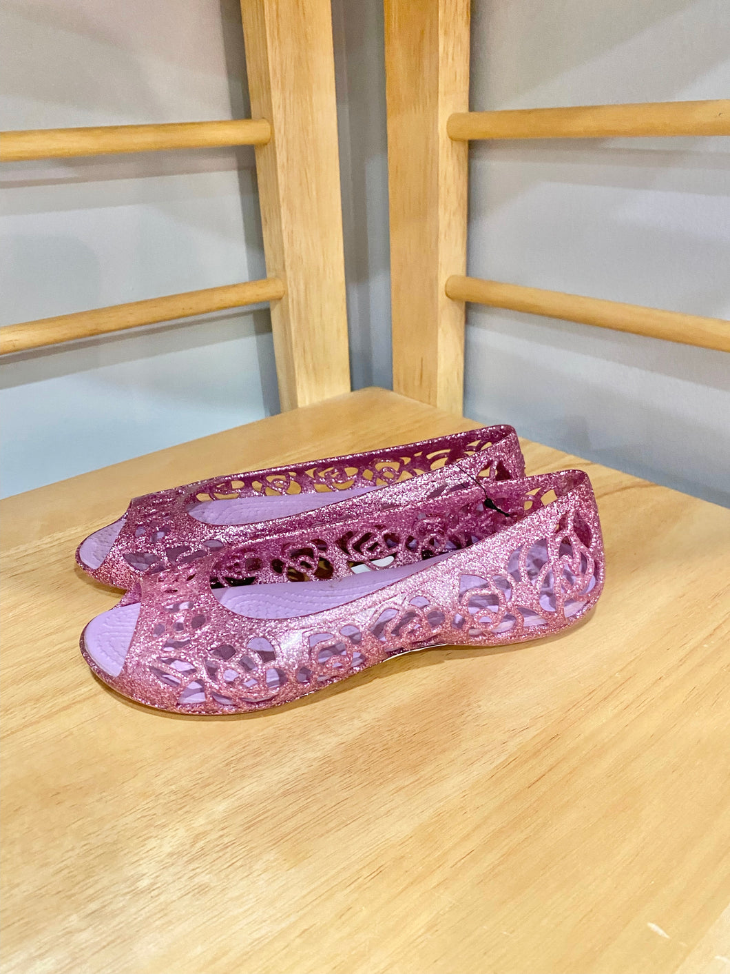 Crocs Purple Shoes Size J1