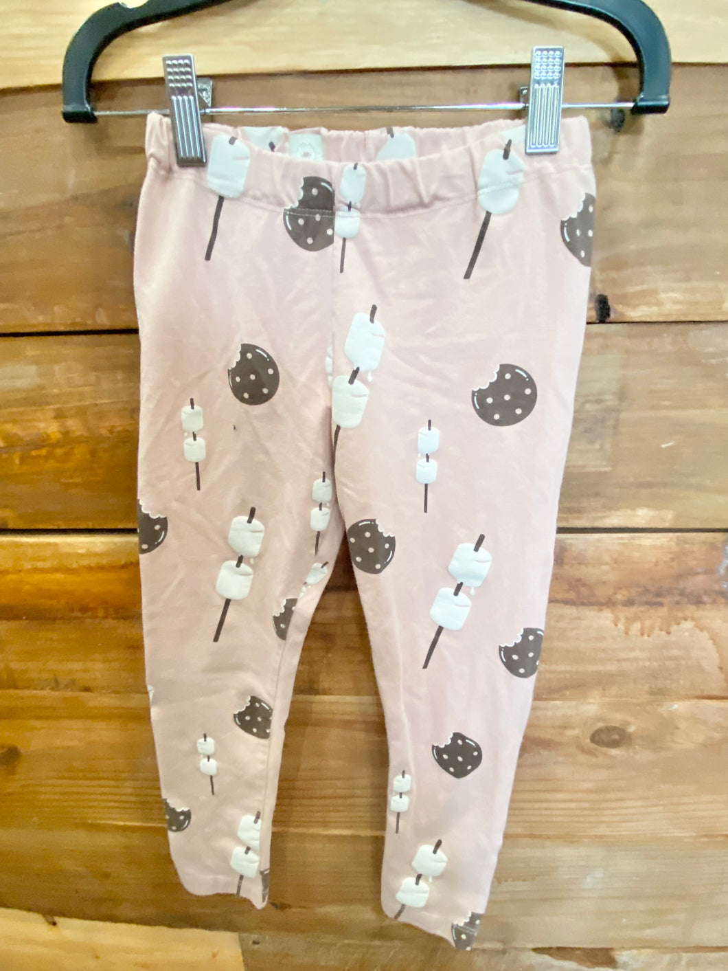 One We Like Marshmallow Cookie Leggings Size 6Y