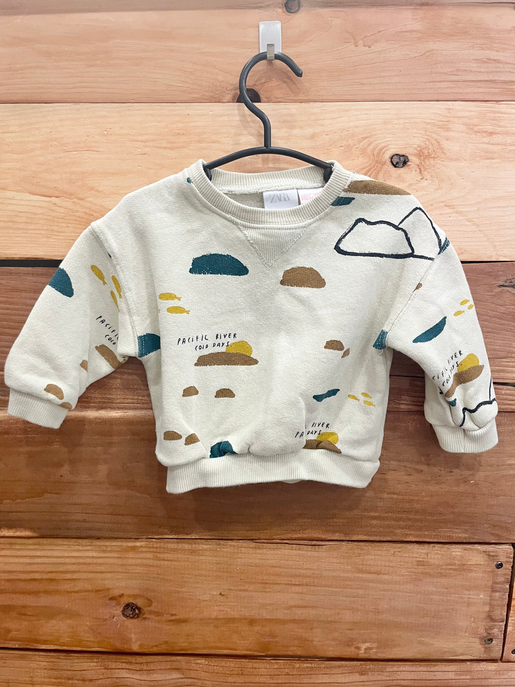 Zara Pacific River Sweatshirt Size 3-6m