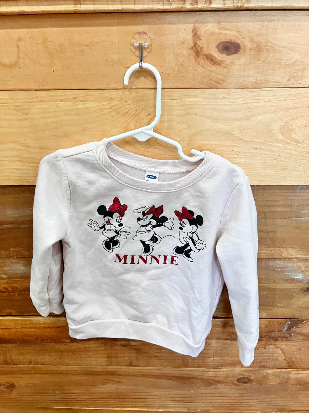 Old Navy Pink Minnie Mouse Sweater Size 3T