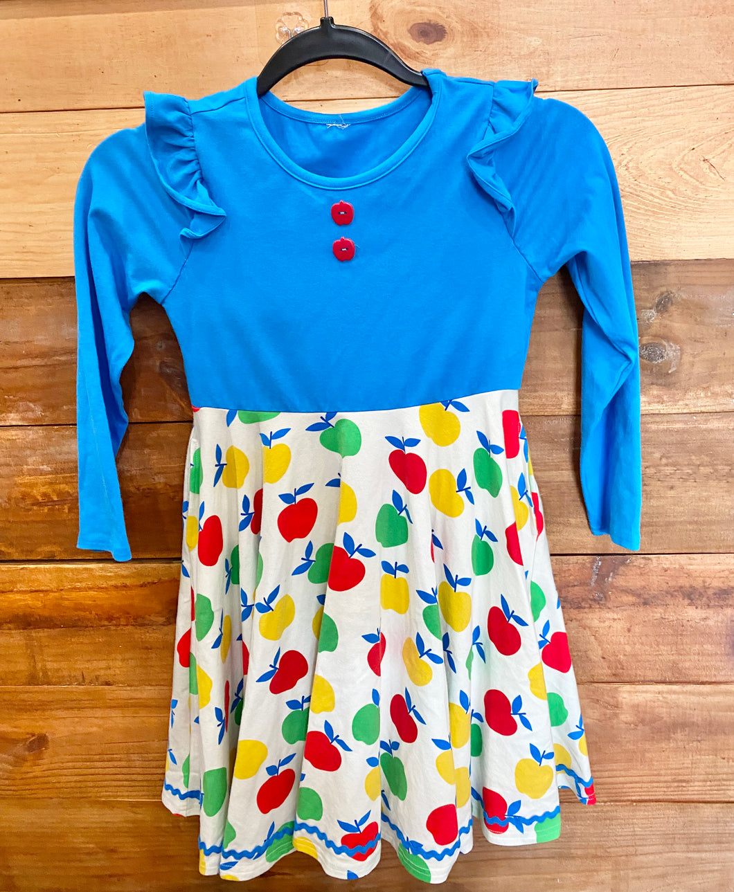 Eleanor Rose Apples Dress Size 7/8