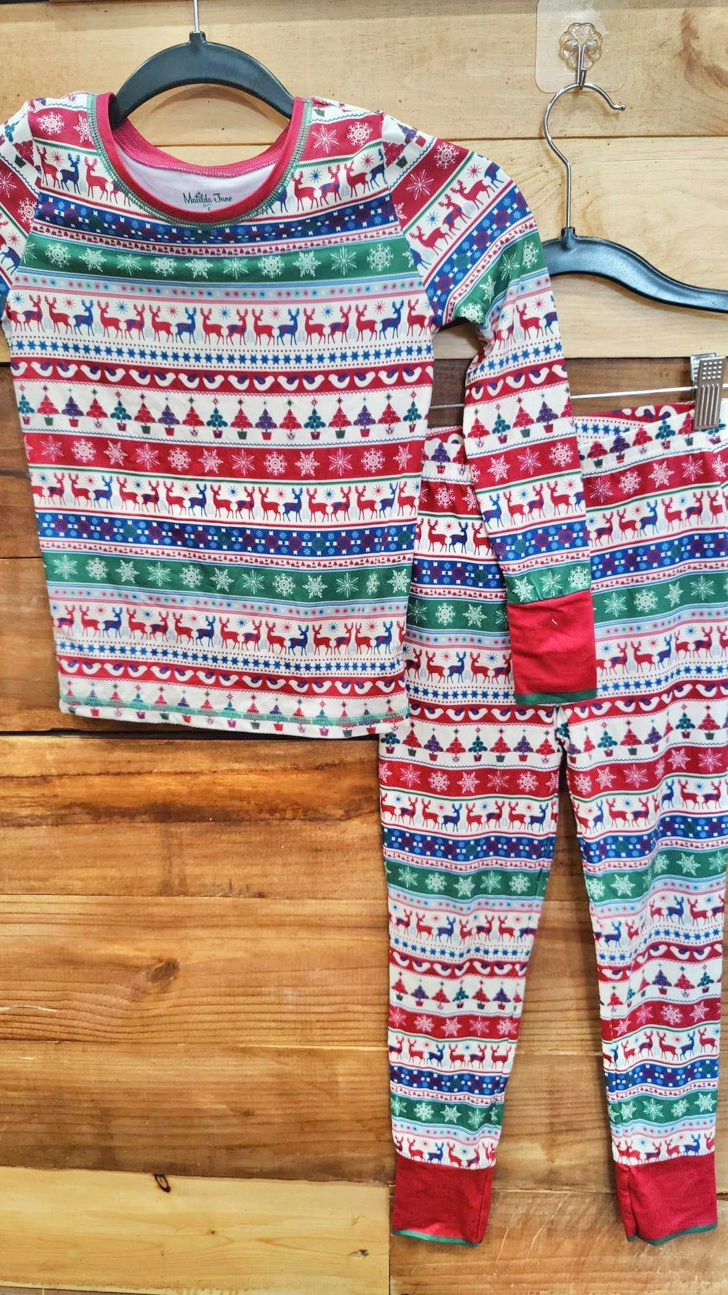 Matilda Jane Reindeer & Tress Pajamas Size 6
