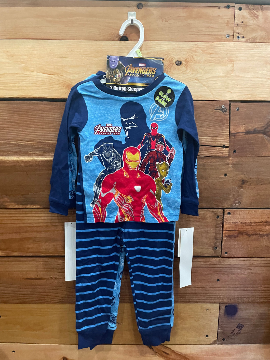 Marvel Avengers Set of 2 Pajamas Size 4