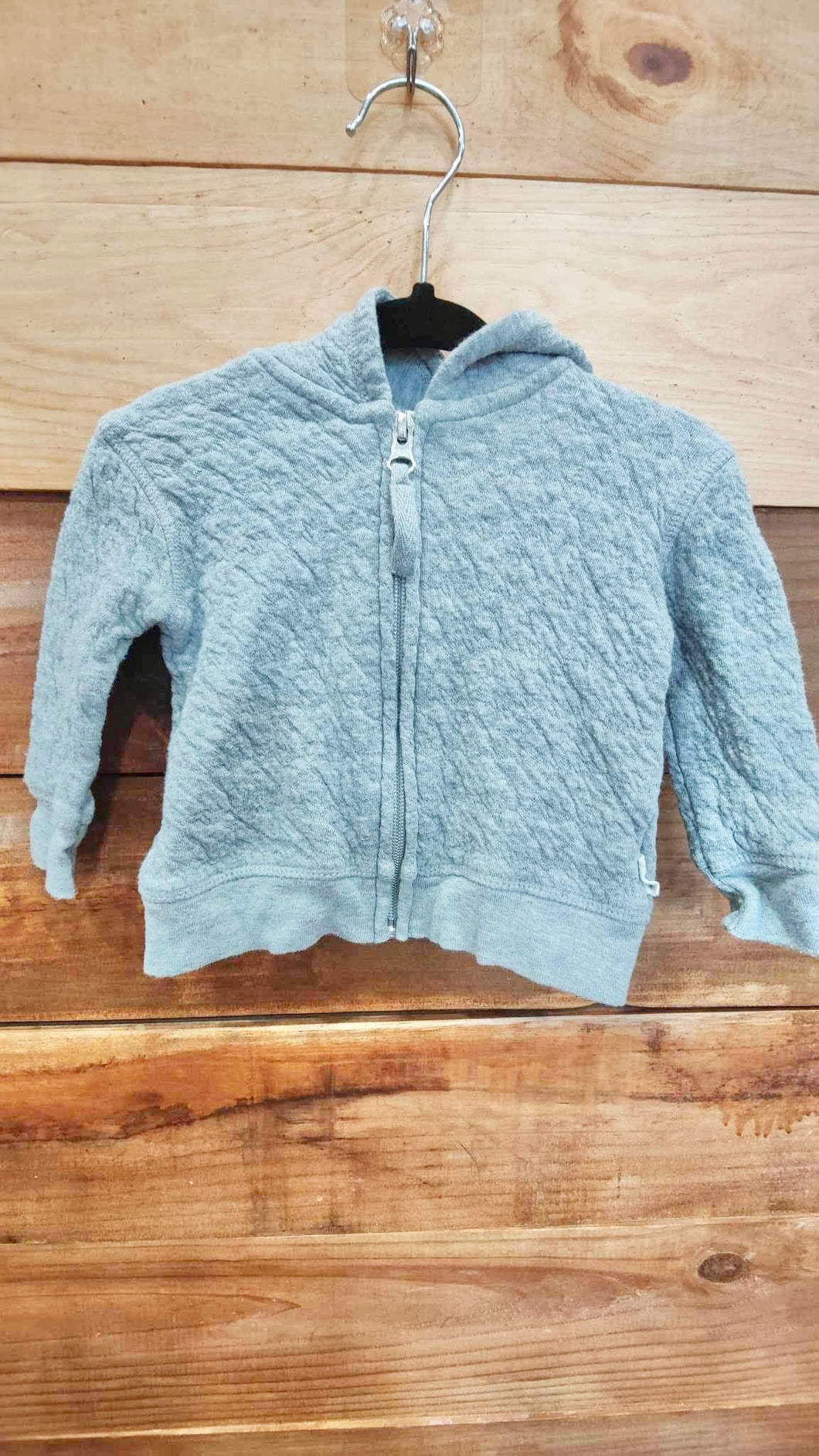 Burt's Bees Gray Quilted Jacket Size 0-3m