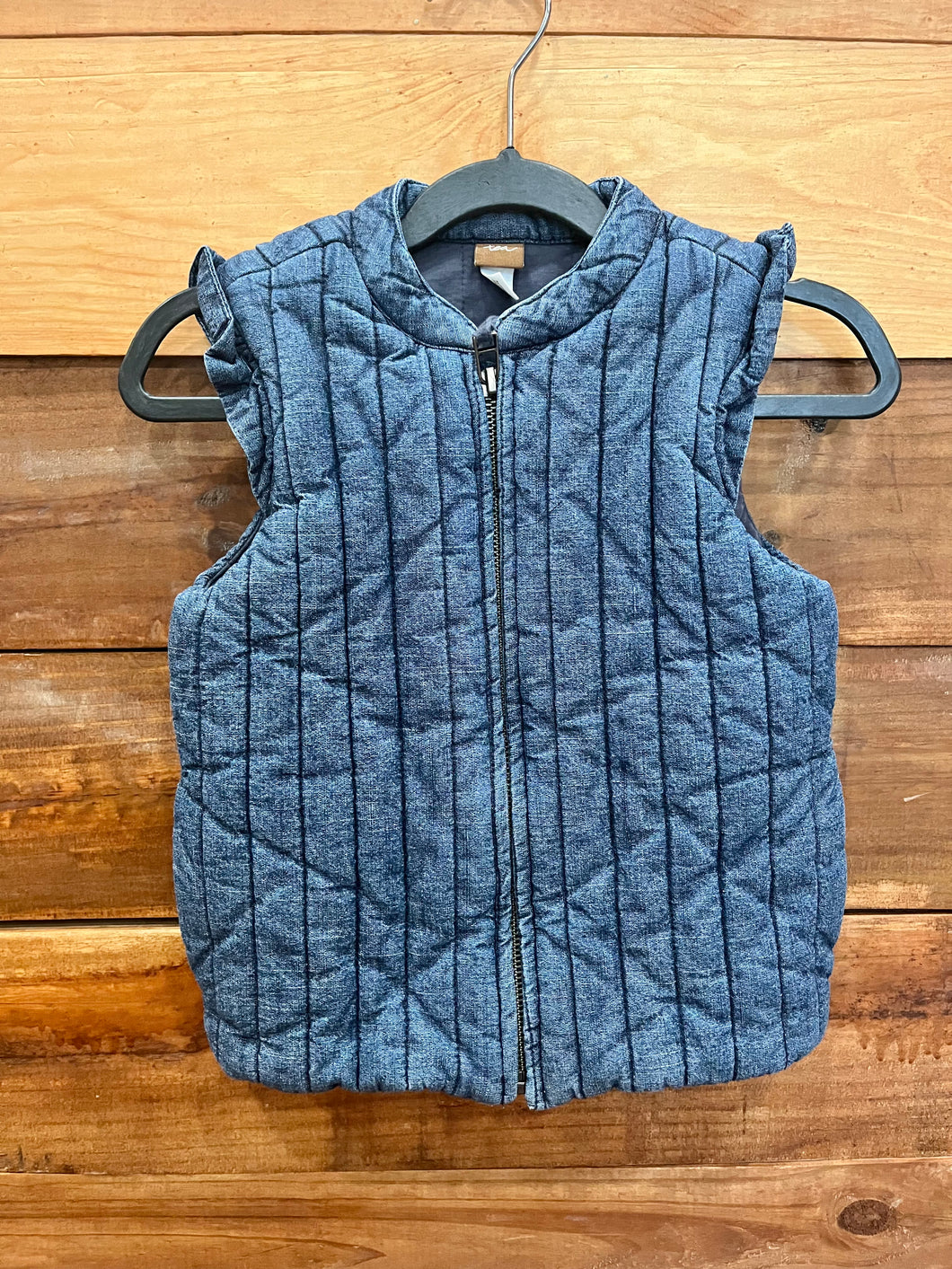 Tea Collection Blue Vest Size 4-5