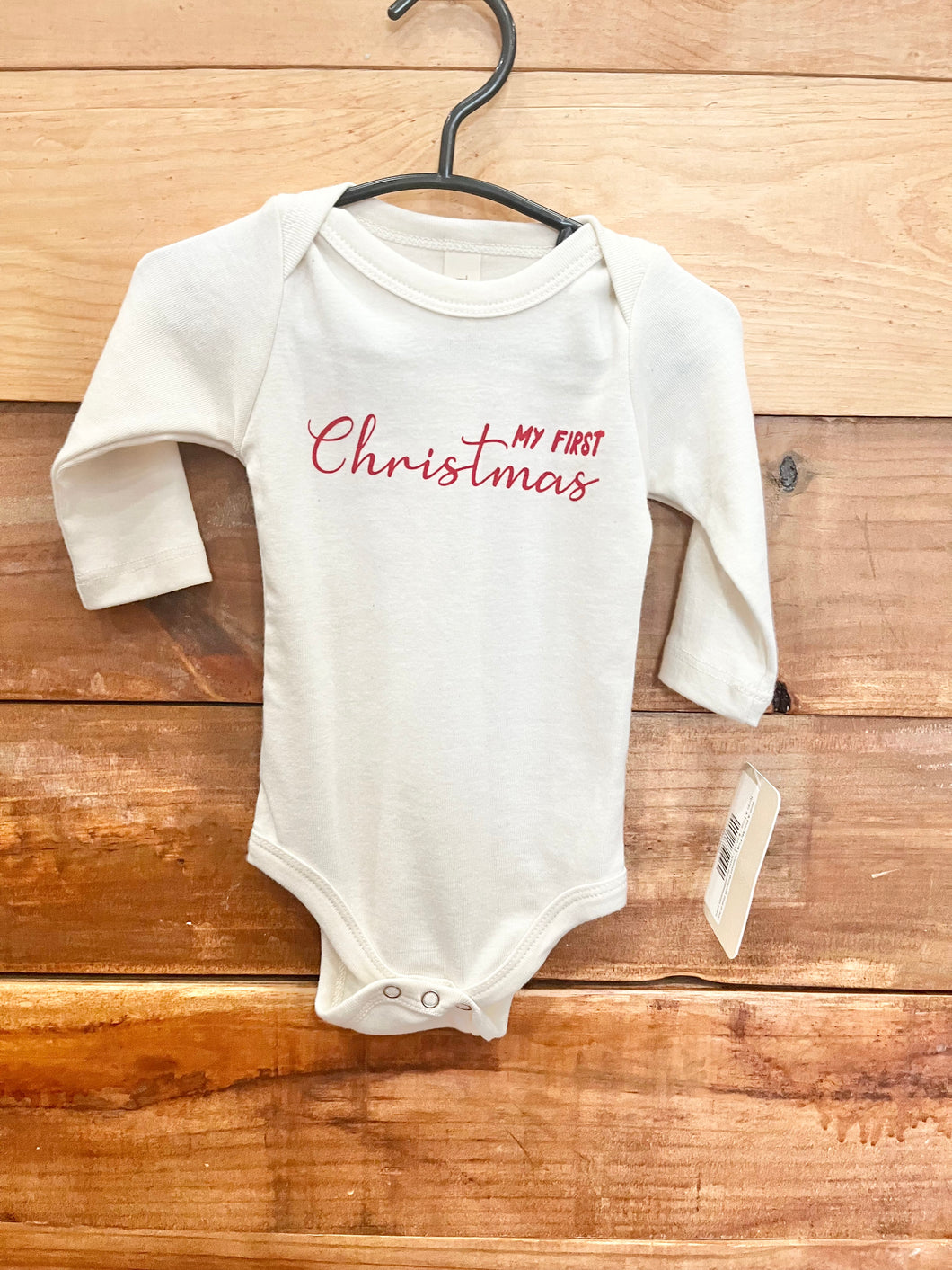 Tenth & Pine My First Christmas Bodysuit Size 0-3m