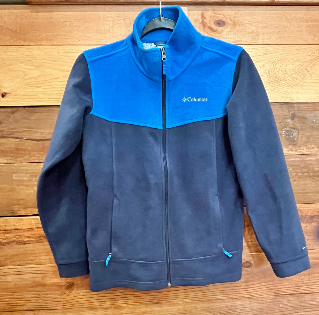 Columbia Blue Fleece Jacket Size 14-16