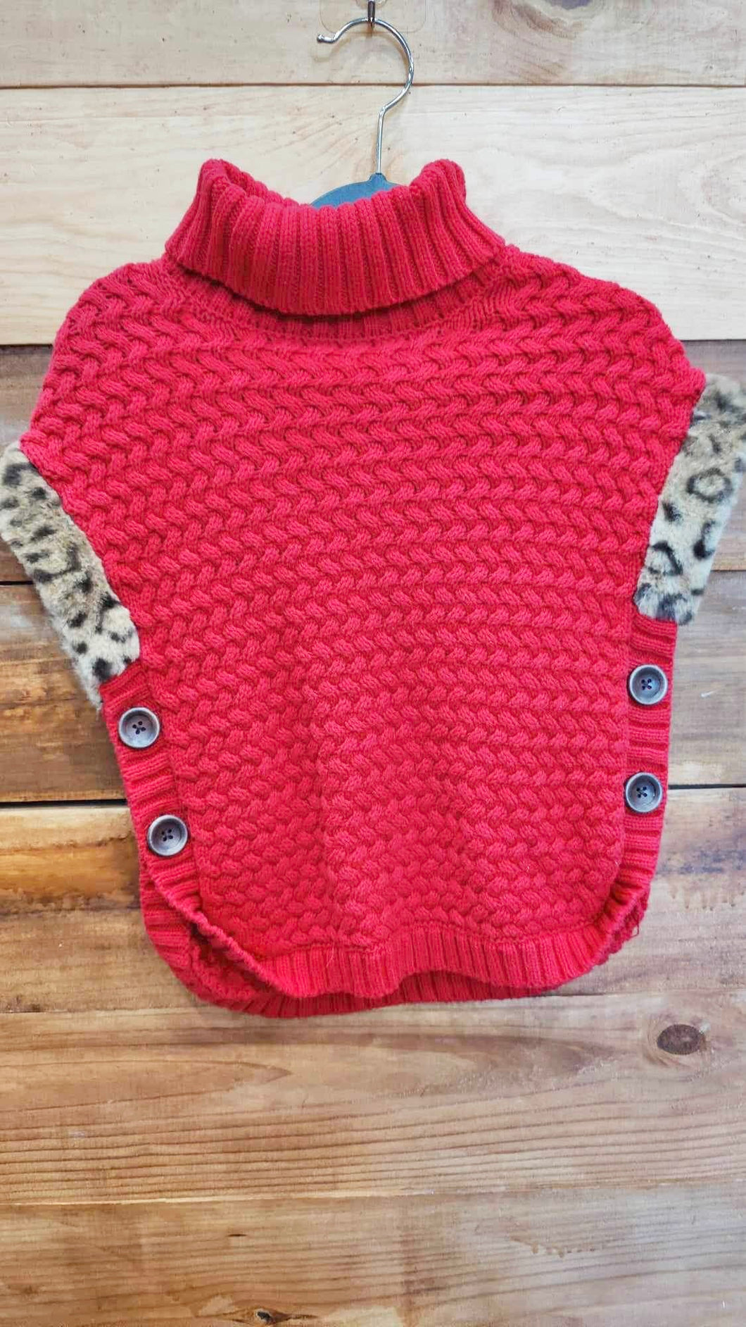 Aspen Kids Red Knit Vest Size 4T