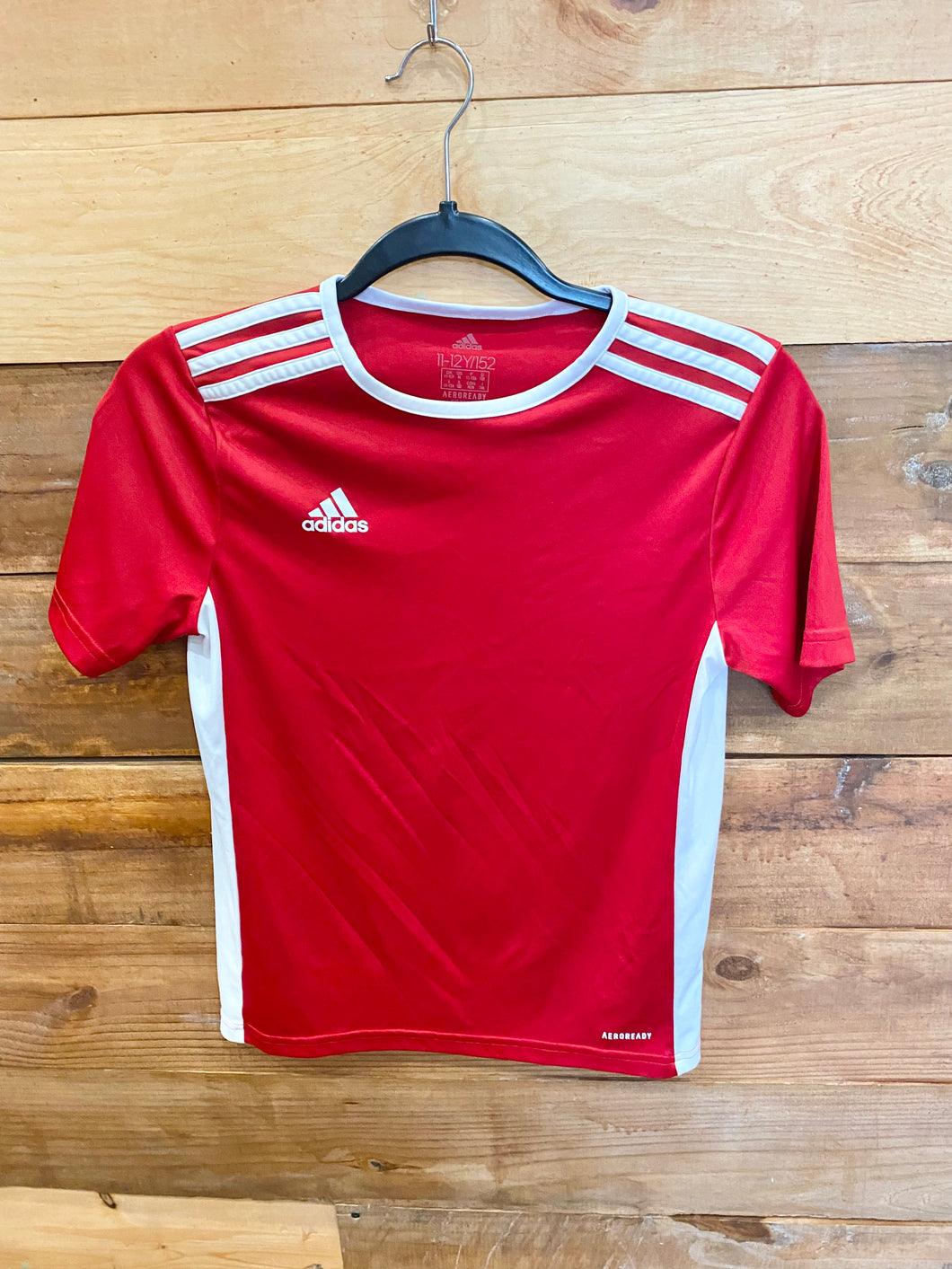 Adidas Red Shirt Size 11-12Y