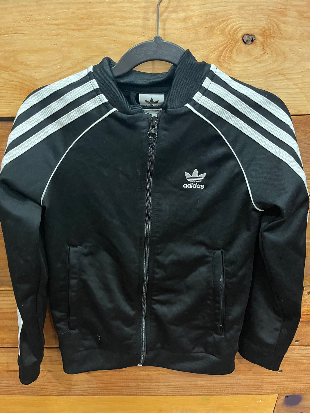 Adidas Black Jacket Size 7-8