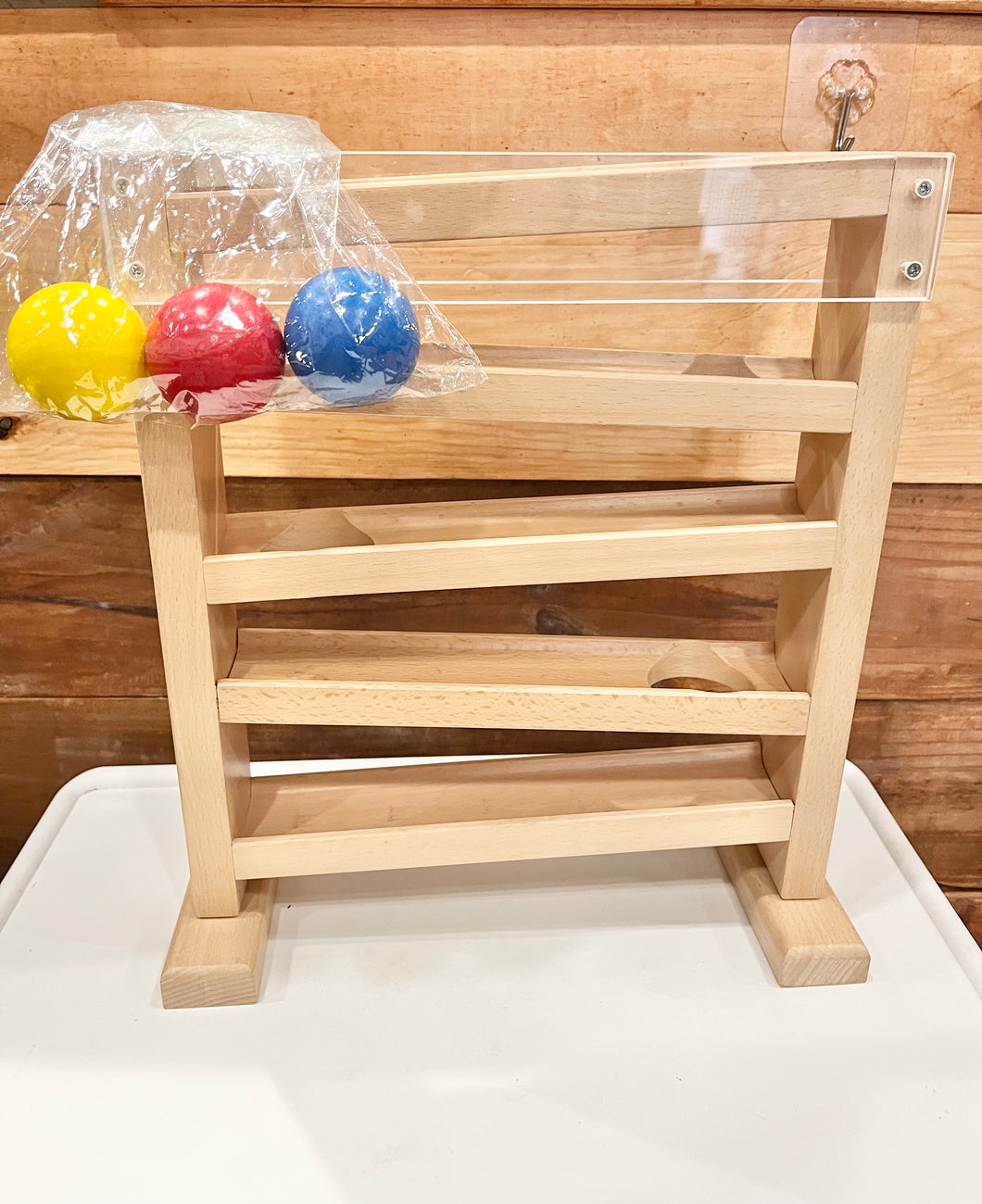 Montessori Wooden Ball Tracker