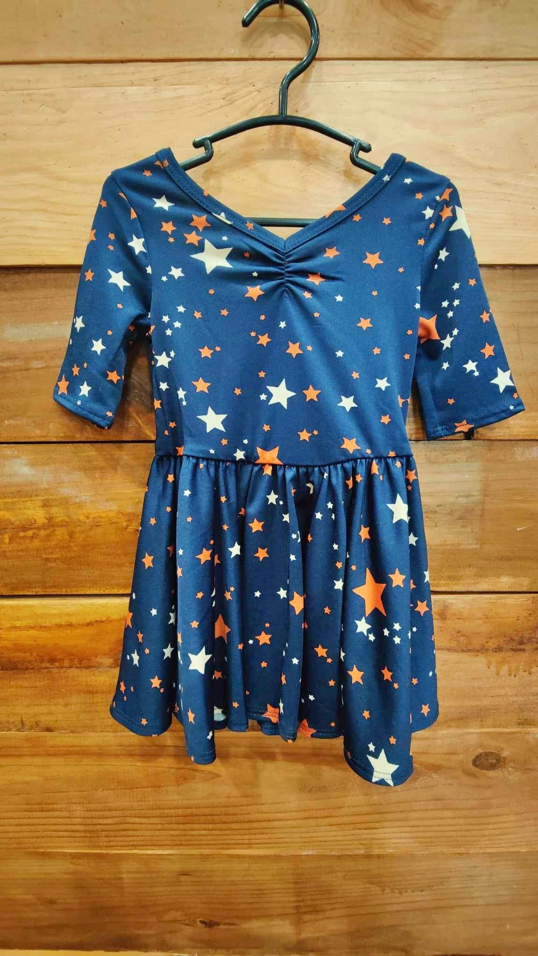 Dot Dot Smile Blue Stars Dress Size 12-24m