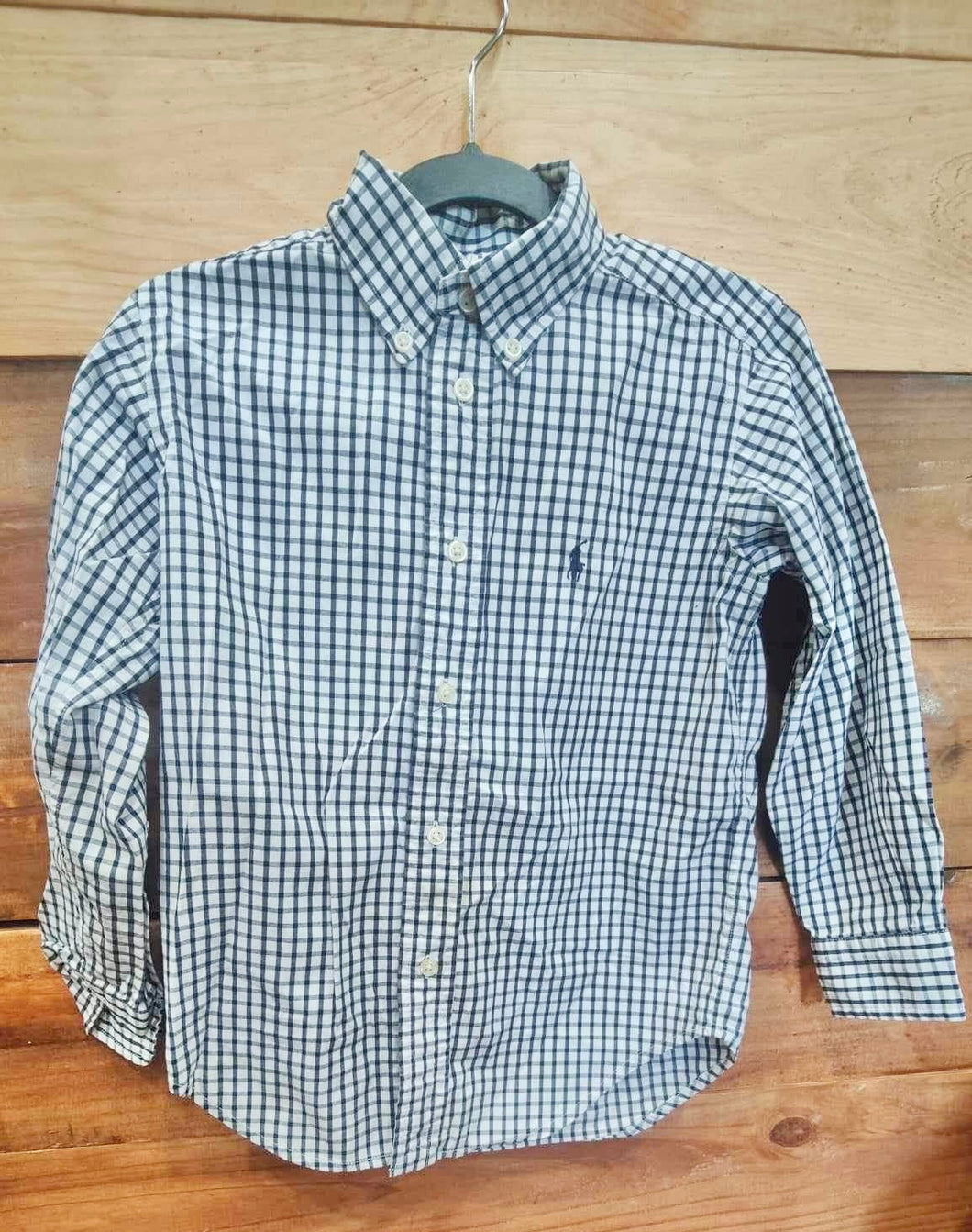 Ralph Lauren Blue Striped Shirt Size 4T
