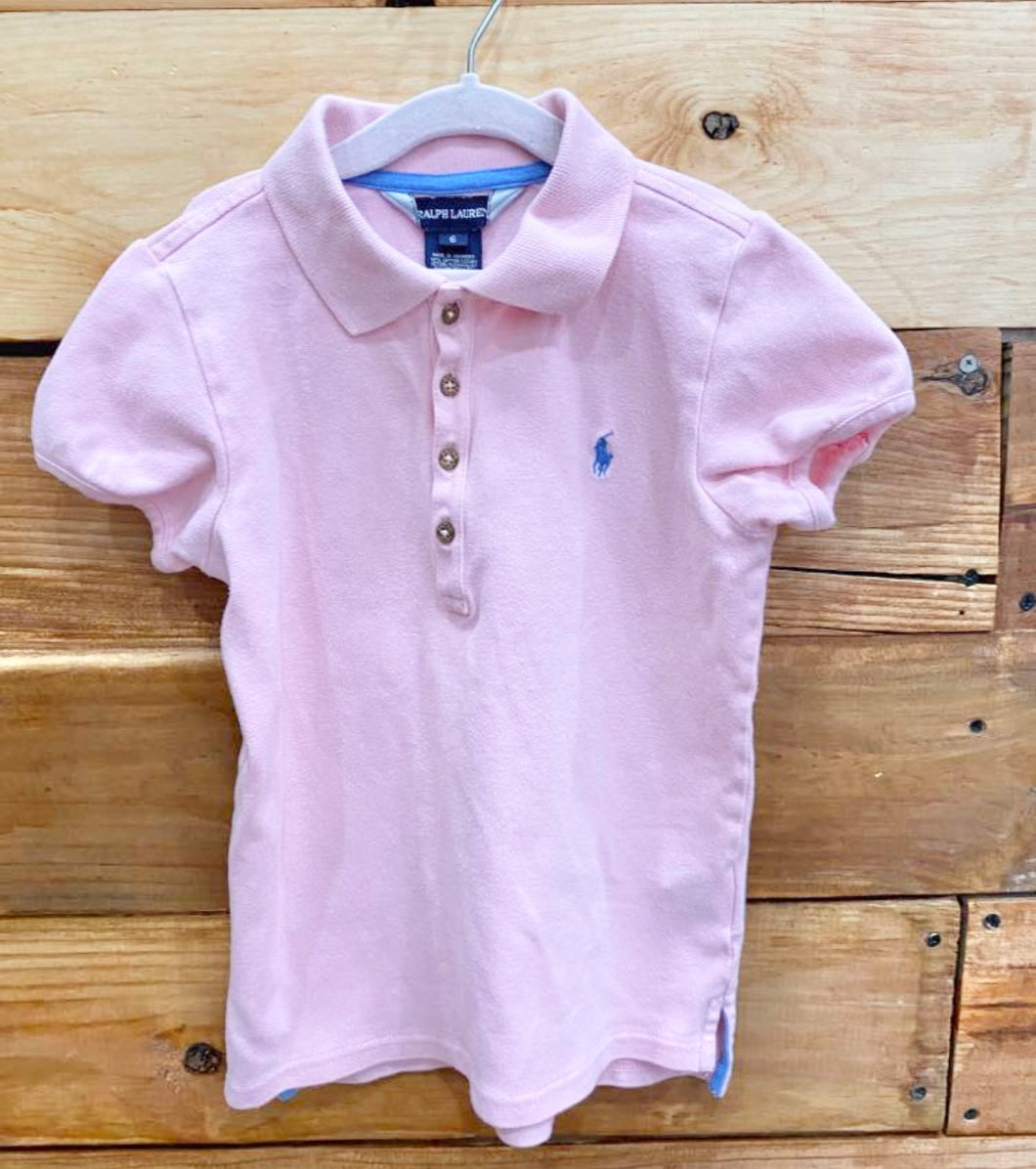 Ralph Lauren Pink Shirt Size 6