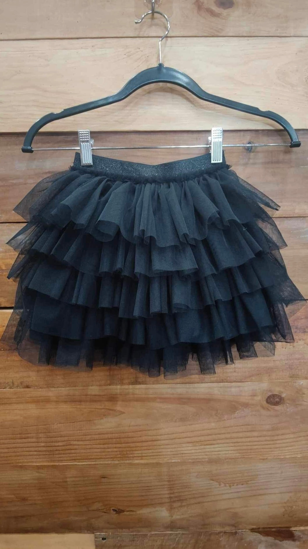 Zara Black Tulle Skirt Size 8