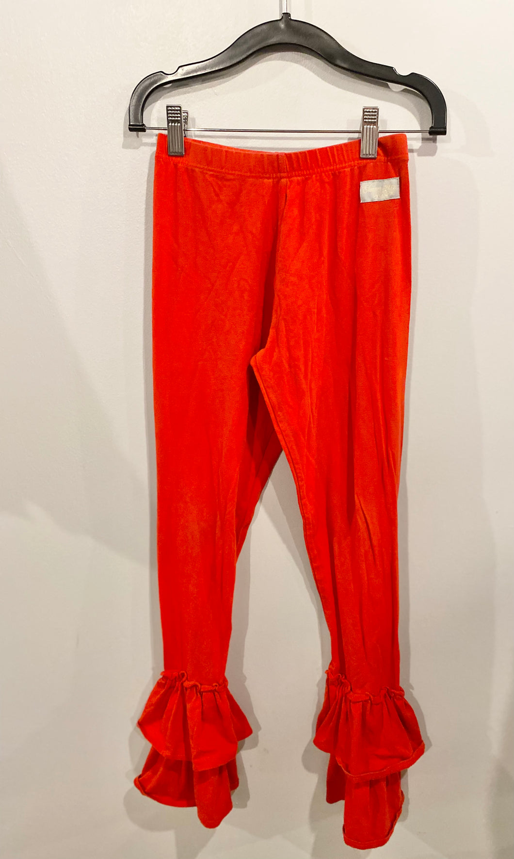 Eleanor Rose Red Ruffle Pants Size 12