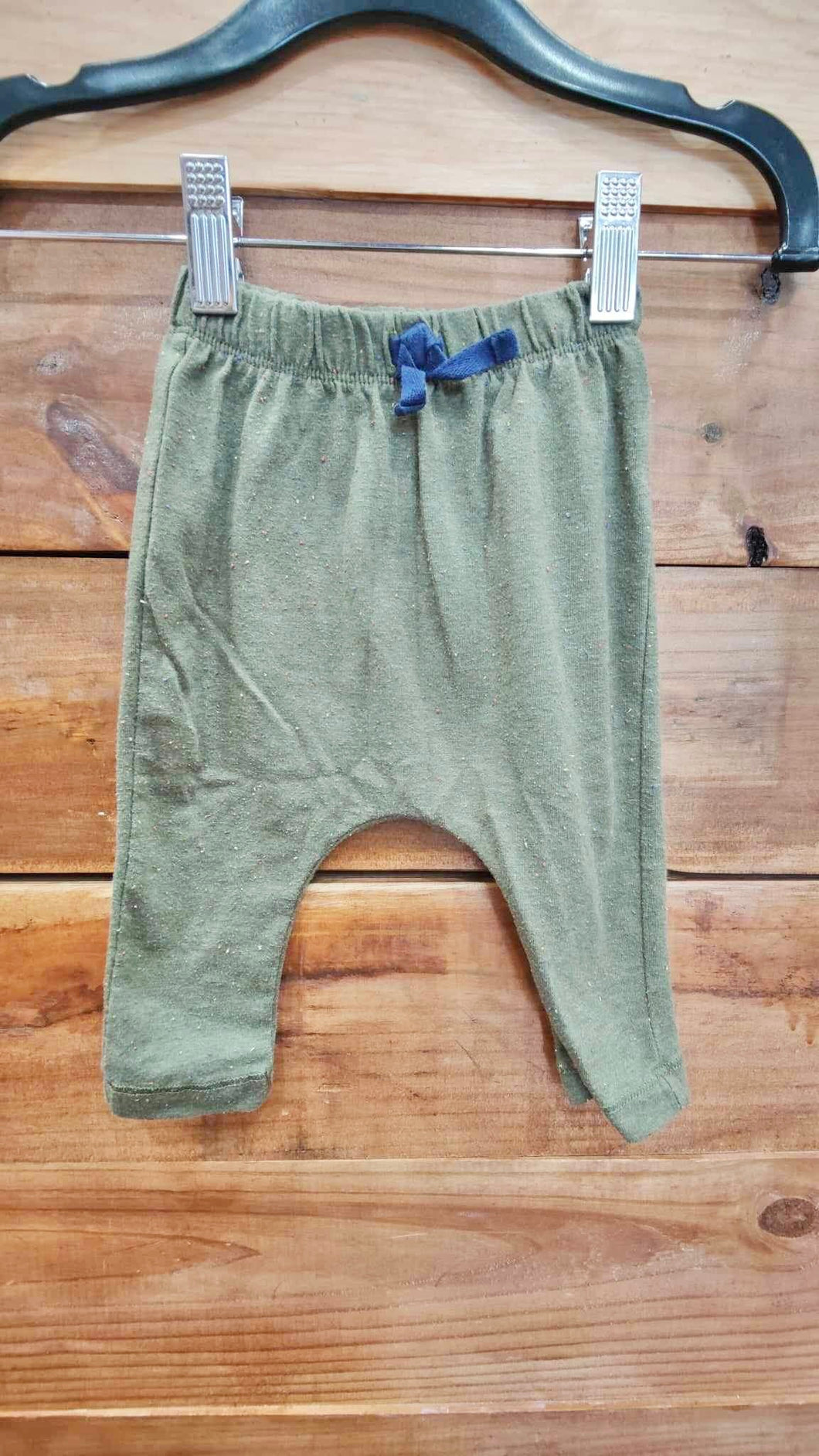 Cat & Jack Green Speckle Joggers Size 3-6m