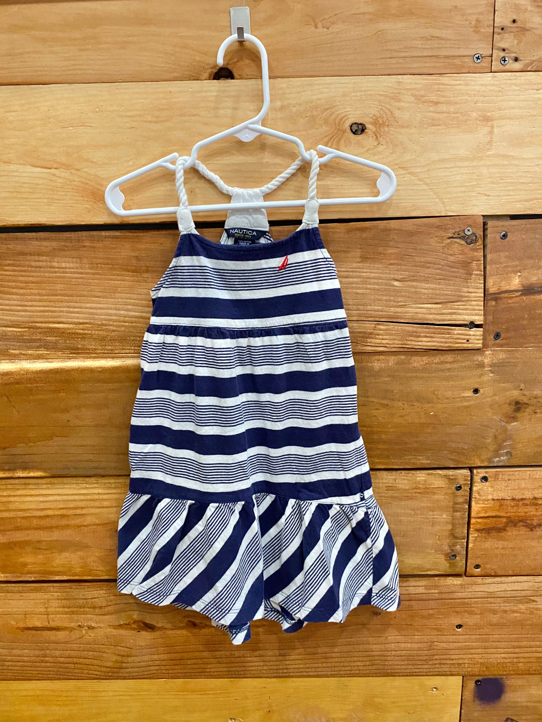 Nautica Blue Striped Dress Size 2T