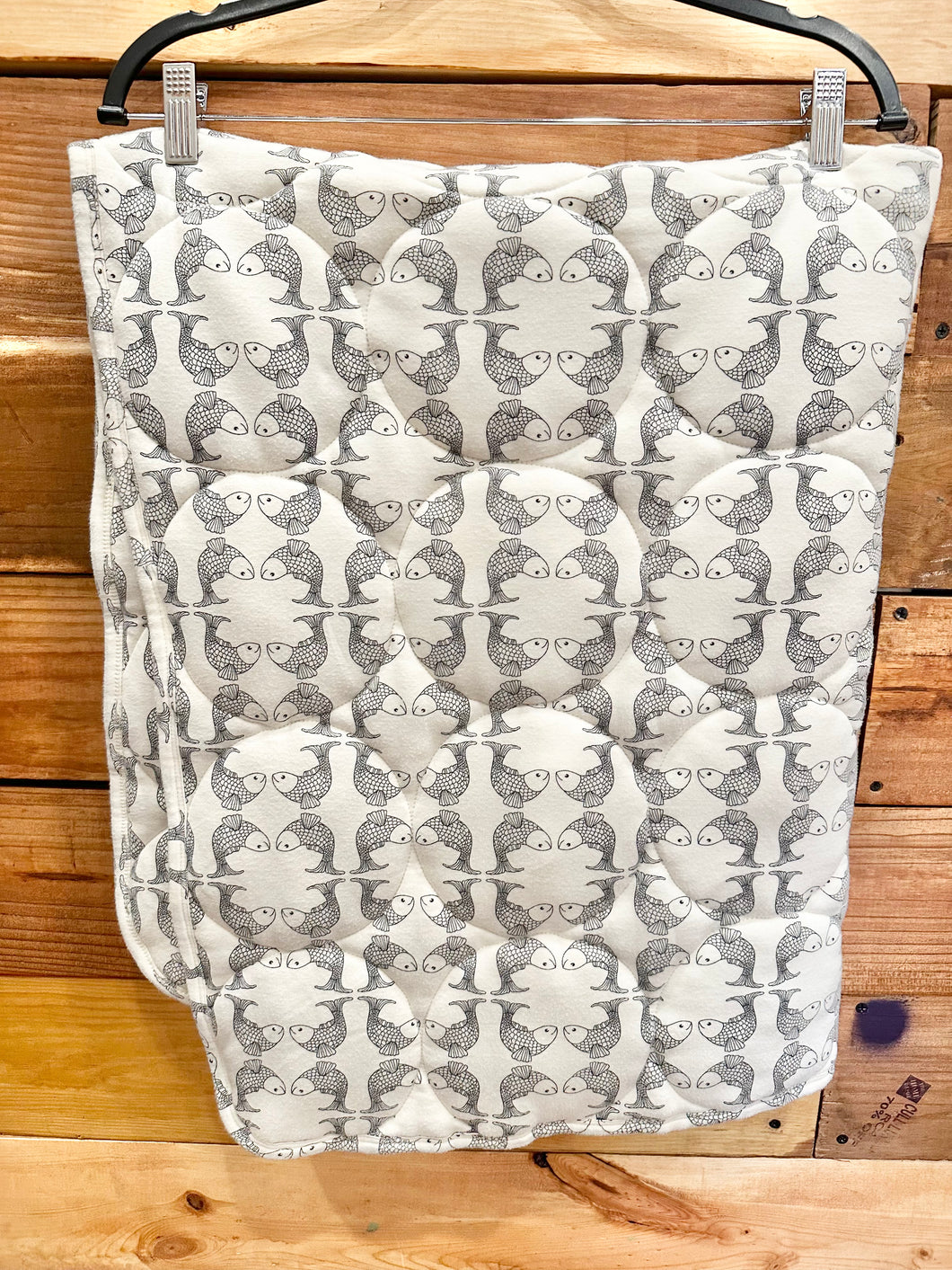 Kate Quinn Fish Quilted Blanket