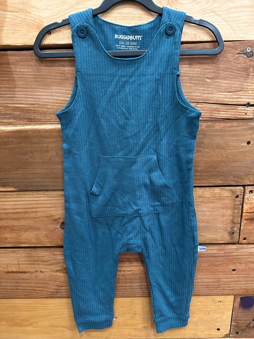 Rugged Butts Dark Teal Romper Size 18-24m